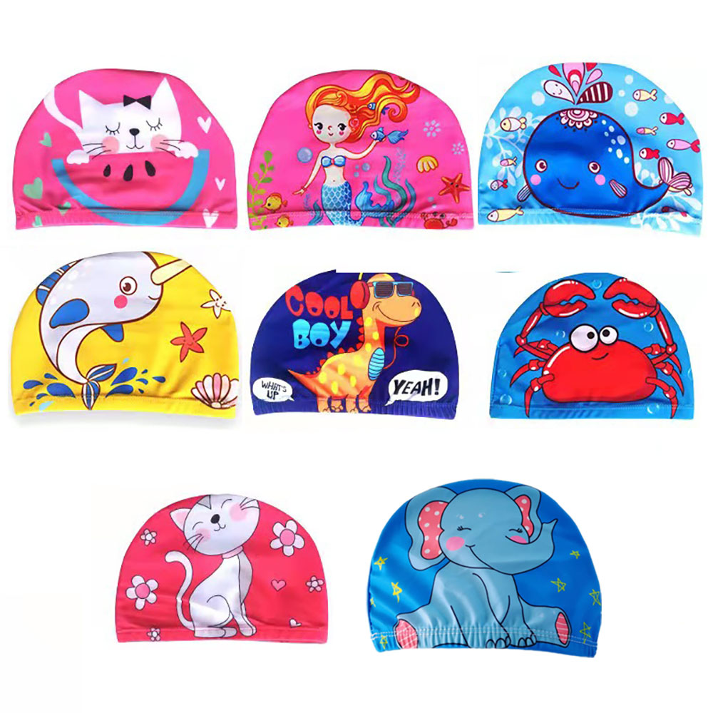 Aquatic Sports Cap - Neue Niedliche Cartoon-Schwimmkappe für Kinder Wasserdichter