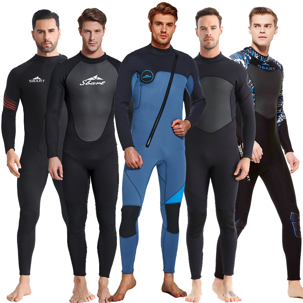 Wetsuit 3Mm Neoprene - SBART 3MM Tauchanzug für Herren und