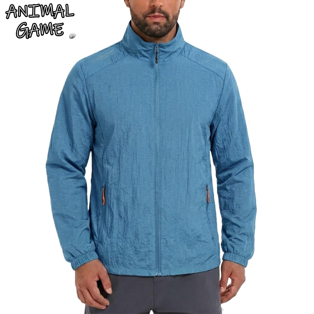 Aquatic Sports Performance - Herren UPF50+ Performance Sonnenschutzjacke Atmungsaktive Sport-Wasserdichte