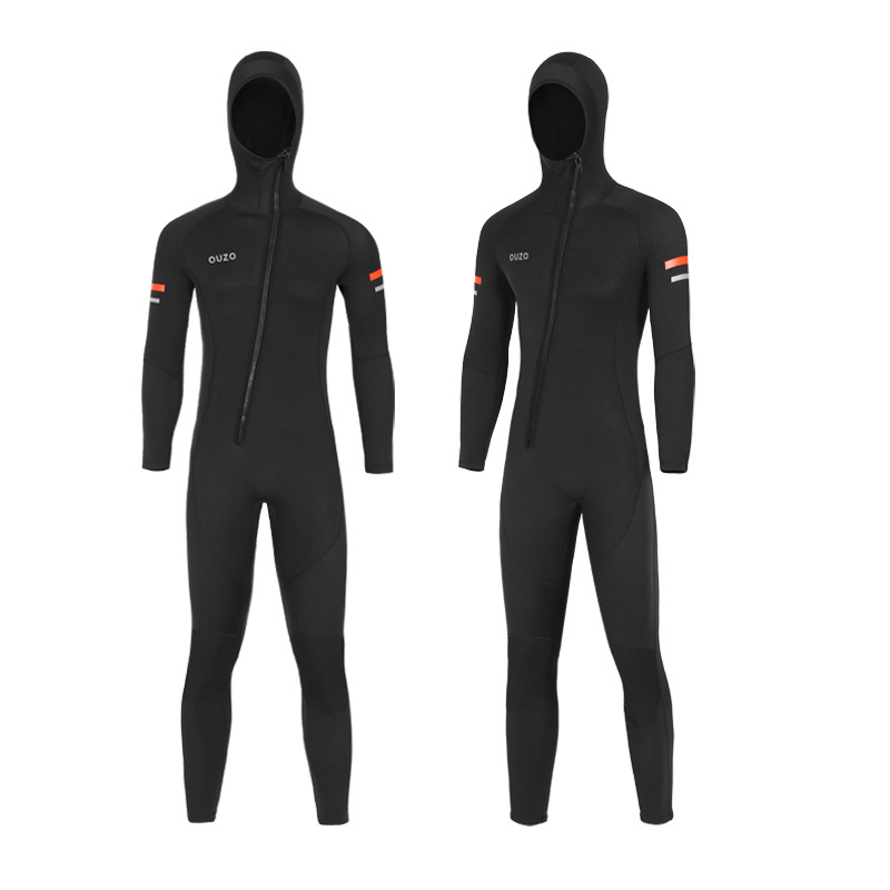 Wetsuit 3Mm Neoprene - Neopren-Tauchanzug für Herren, Unterwasser-Voll-Neoprenanzug, 1,5 mm,