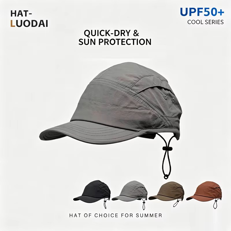 Aquatic Sports Cap - Unisex Schnelltrocknende Baseballkappe UPF50+ Sonnenschutz Verstellbare