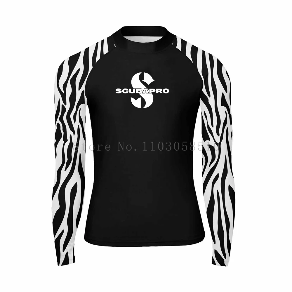 Aquatic Sports Performance - Herren Surfen Langarmshirts Rash Guards Performance