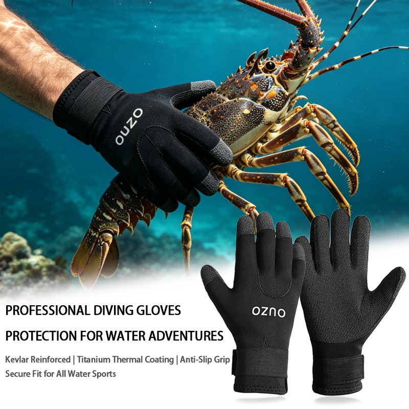 Wetsuit 3Mm Neoprene - 3mm Tauchhandschuhe - CR Titan-Beschichtet, Schnittfest,