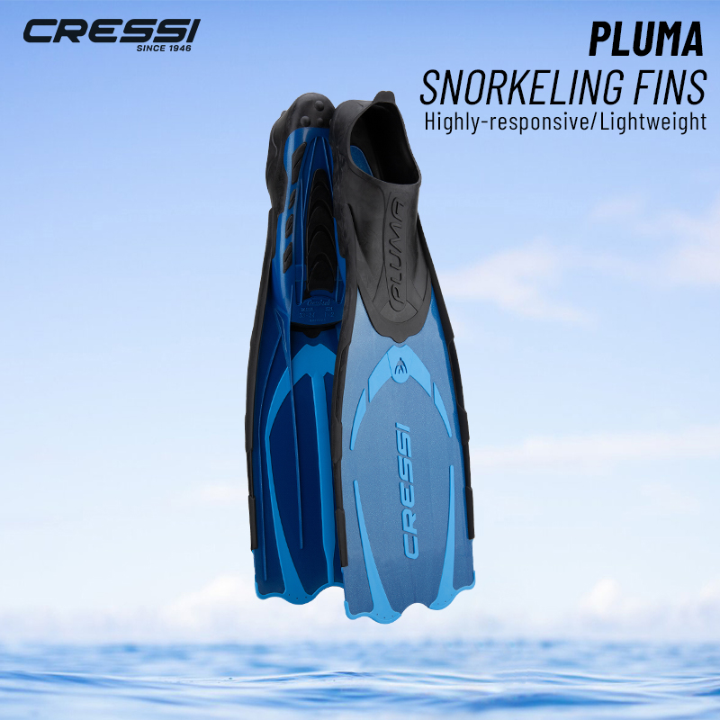 Snorkel Dry Top - Cressi Pluma Tauchflossen Schnorcheln Schwimmen Flipper