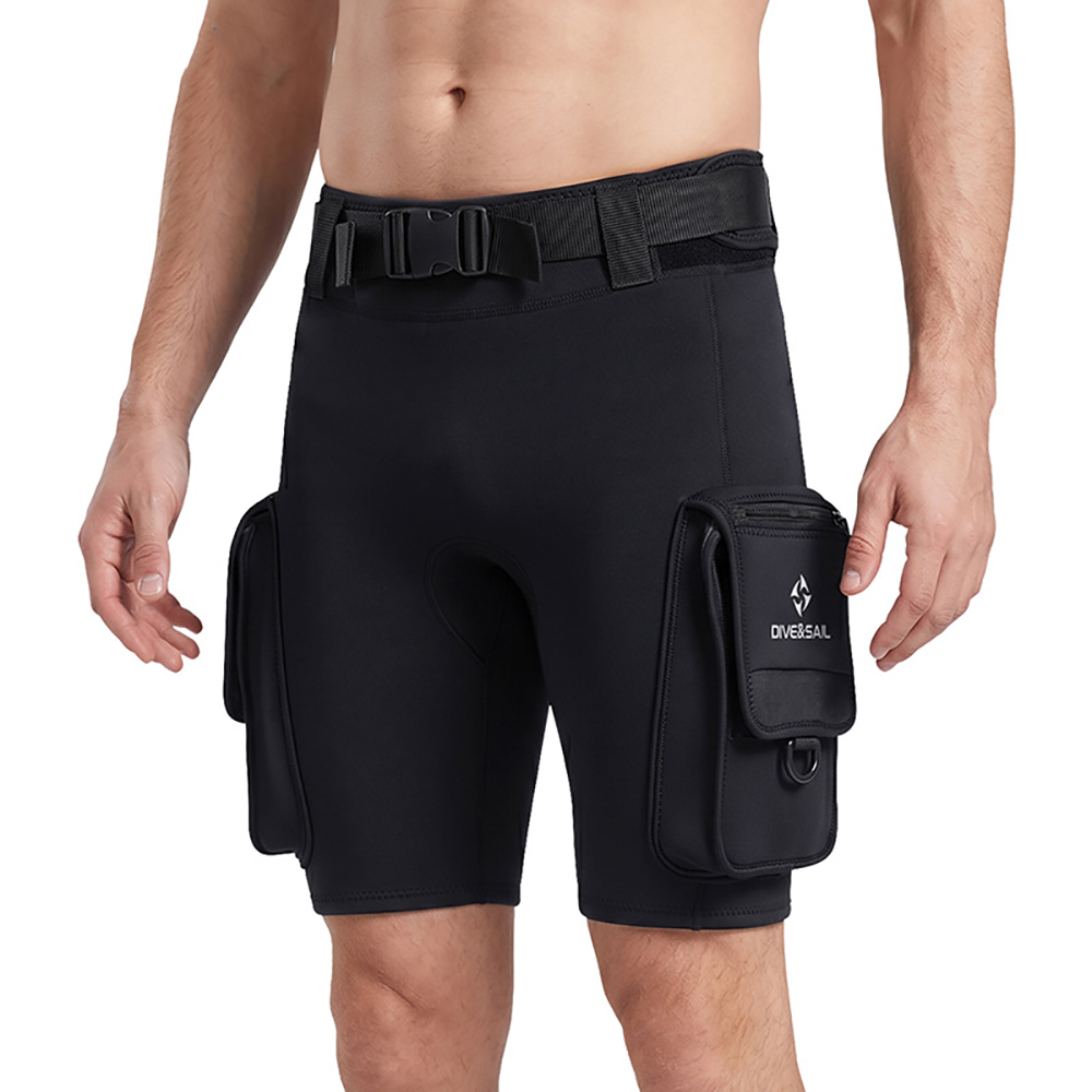 Wetsuit 3Mm Neoprene - Herren-Neoprenanzug-Shorts, 3 mm Neopren-Tauchshorts mit Tasche,