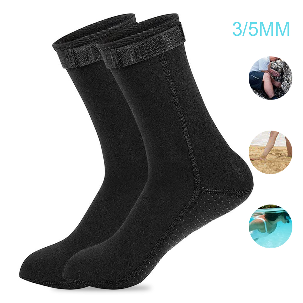 Wetsuit 3Mm Neoprene - 5 mm Neoprensocken, 3 mm Neoprenanzug-Schuhe,