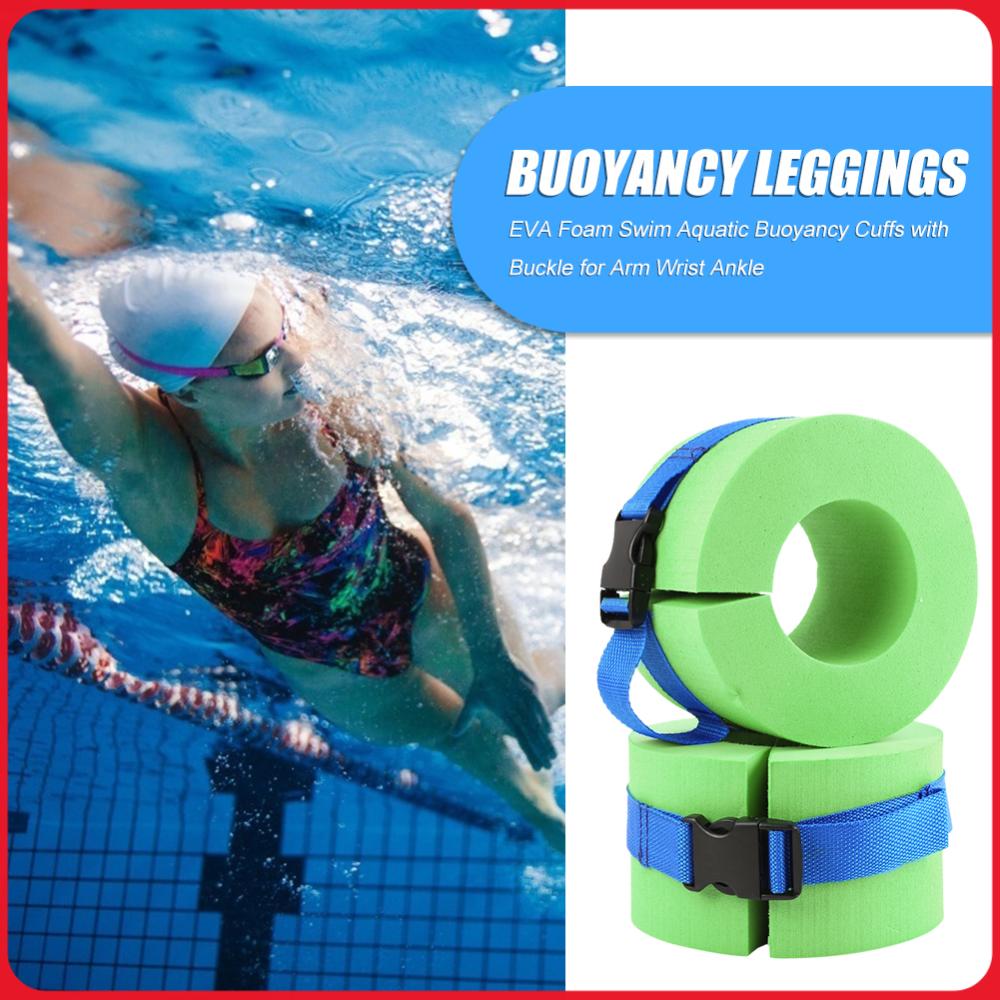 Aquatic Sports Equipment - 2er-Set Schwimmhilfen: Schwimmleggings und Armreifen –