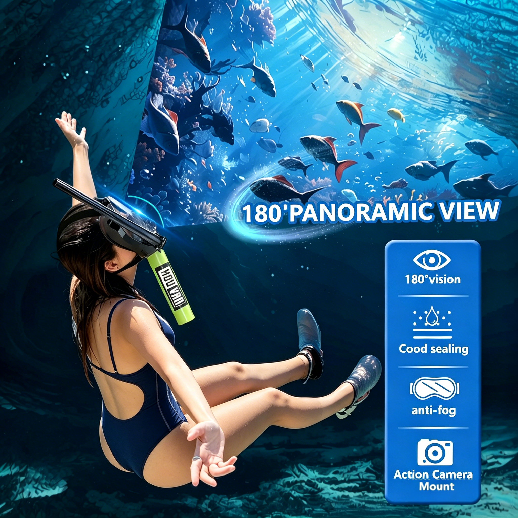 HOUVAN 0,5L Mini-Tauchflasche  – Snorkel Dry Top Bewertung und Preis