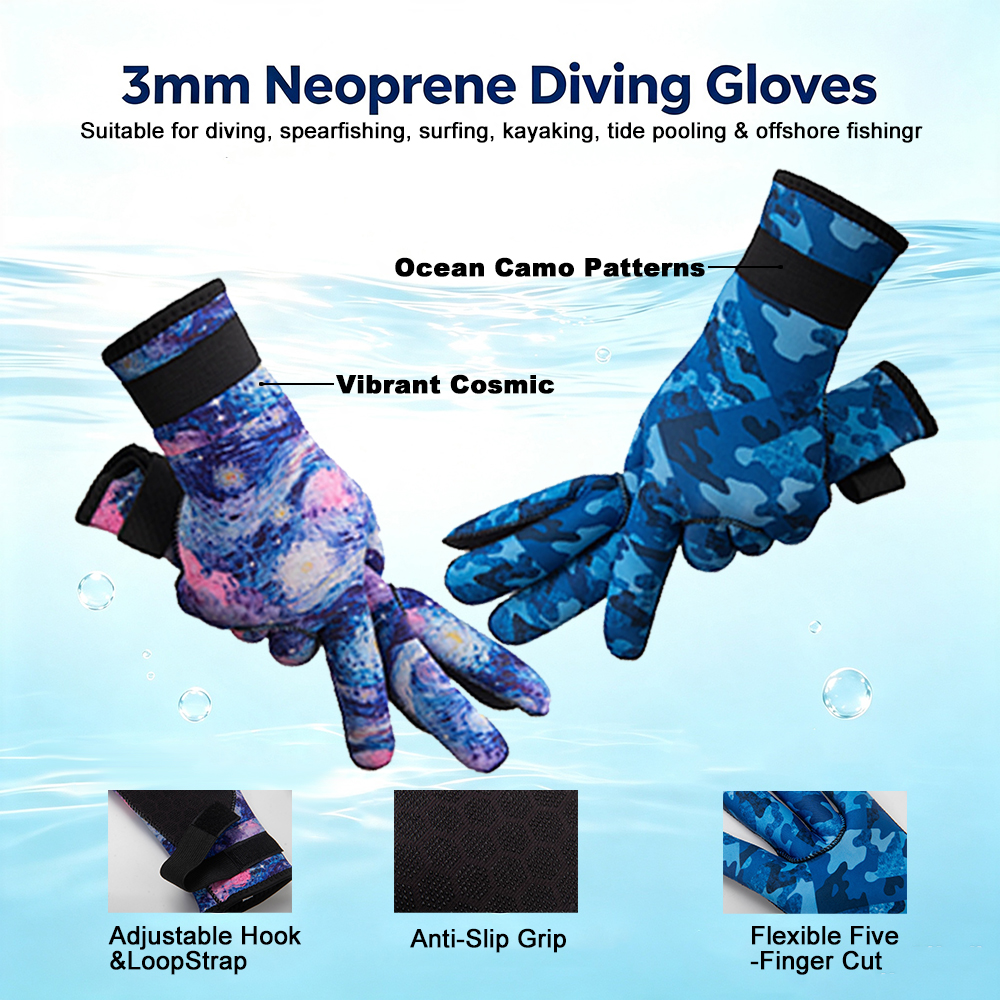 3mm Neopren-Thermo-Handschuhe  – Wetsuit 3Mm Neoprene Bewertung und Preis