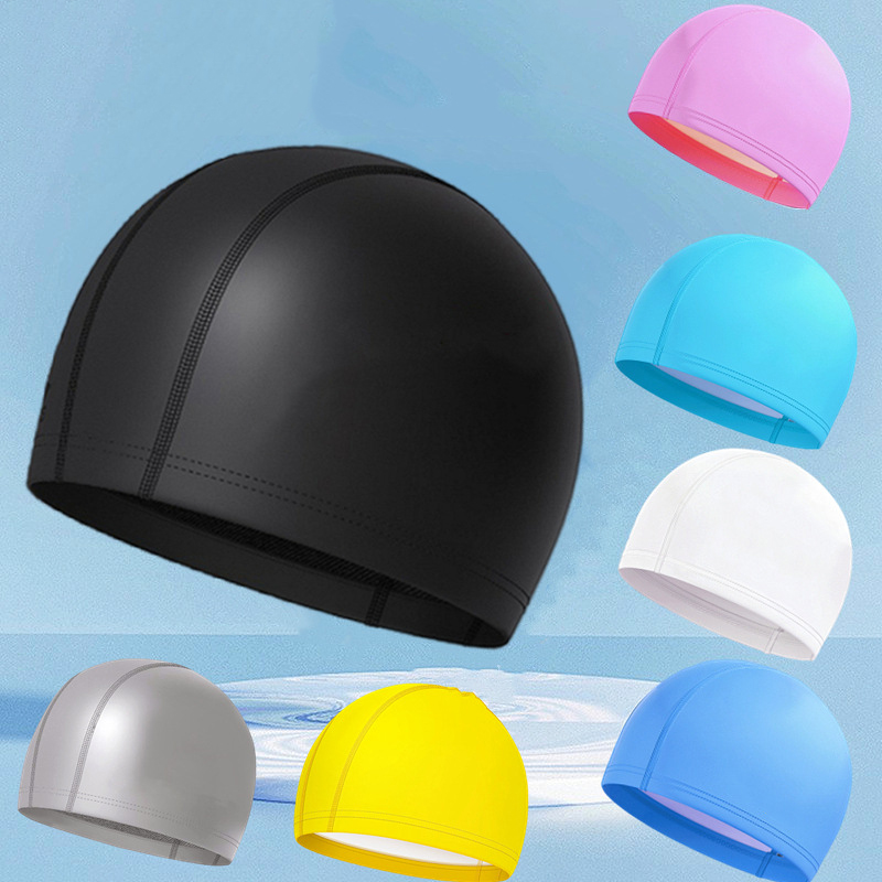 Wasserdichte PU-Badekappe für  – Aquatic Sports Cap Bewertung und Preis