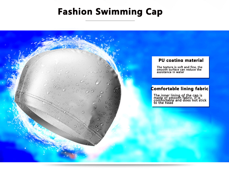 Wasserdichte PU-Badekappe für  – Aquatic Sports Cap Bewertung und Preis