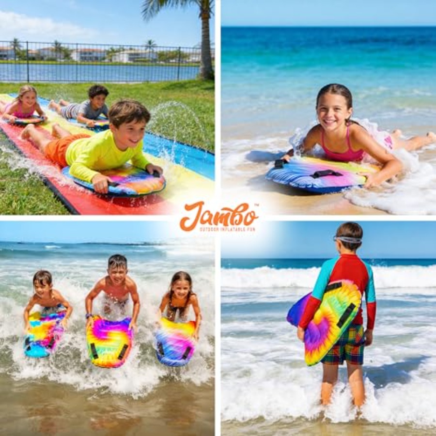 4er-Pack aufblasbare Surfbrett – Bodyboard Boogie Board Bewertung und Preis