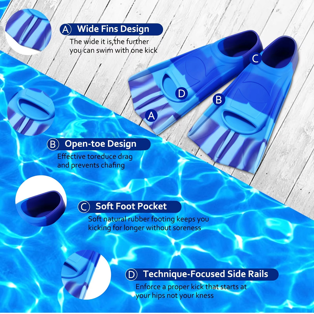 Silikon Schwimmen Flossen Schn – Snorkel Dry Top Bewertung und Preis