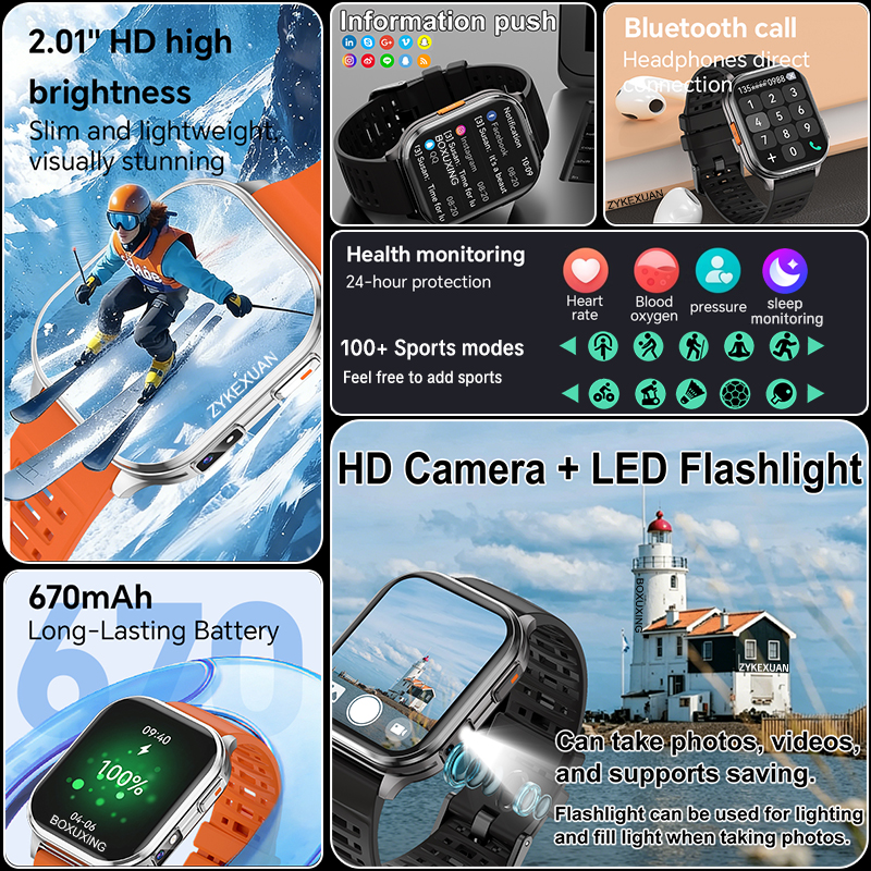 2026 Neue Smartwatch mit Kamer – Aquatic Sports Performance Bewertung und Preis