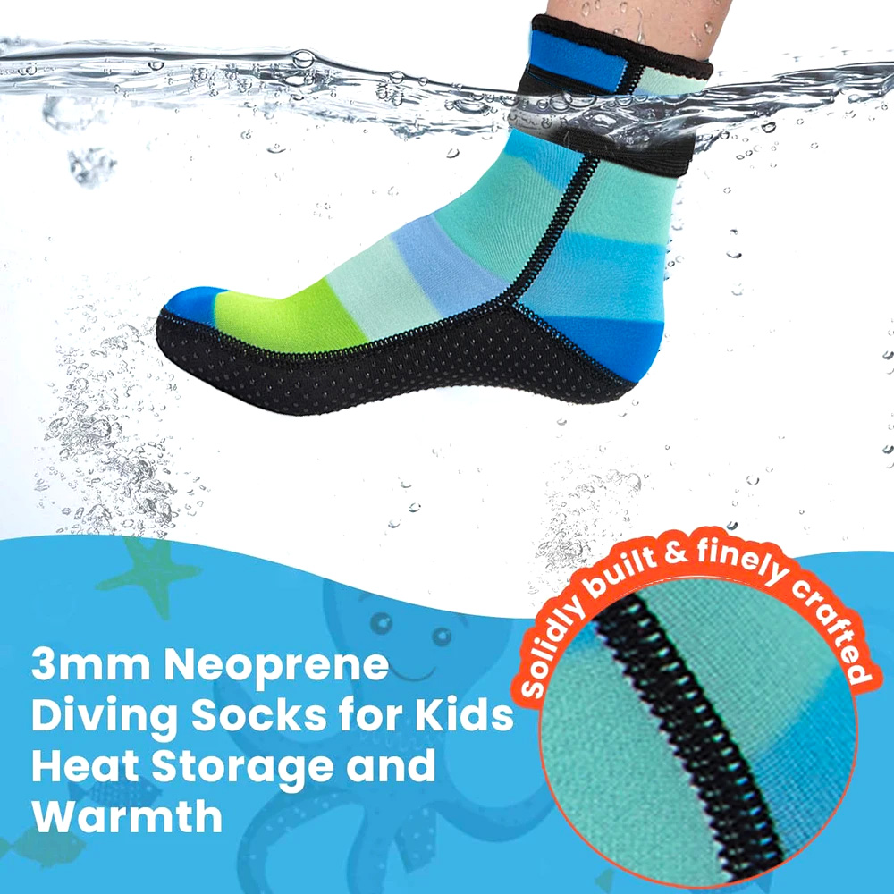 3 mm Kinder-Tauchsocken, rutsc – Wetsuit 3Mm Neoprene Bewertung und Preis